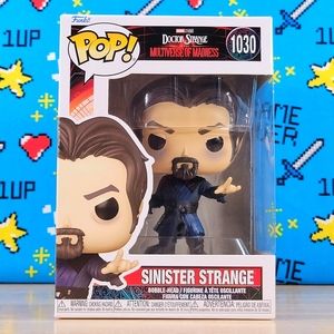Funko PoP Marvel Multiverse of Madness Sinister Strange #1030 Name Error Box